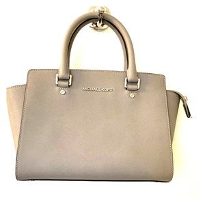 Michael Kors saffiano satchel